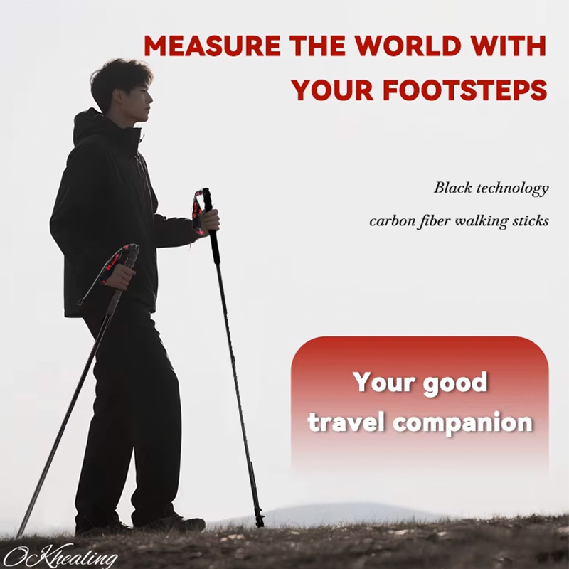 OKHEALING 110g Ultra-Light 5-S - đánh giá và giá Trekking Pole Carbon
