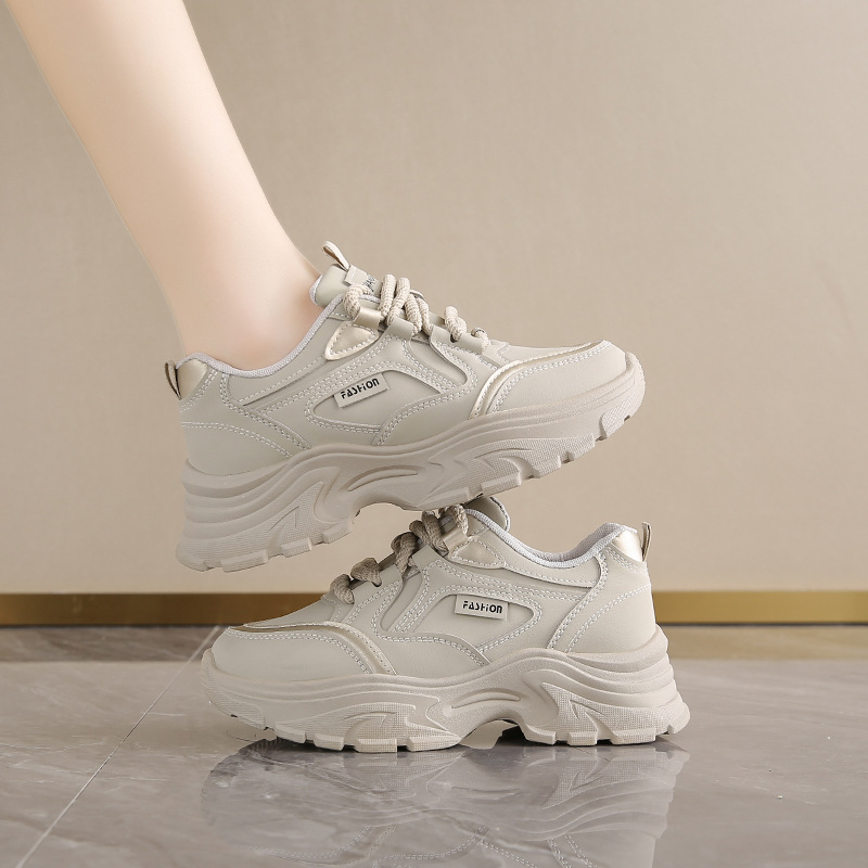 Women's Leather Low-Top Dad Sh - đánh giá và giá Running Shoes Women
