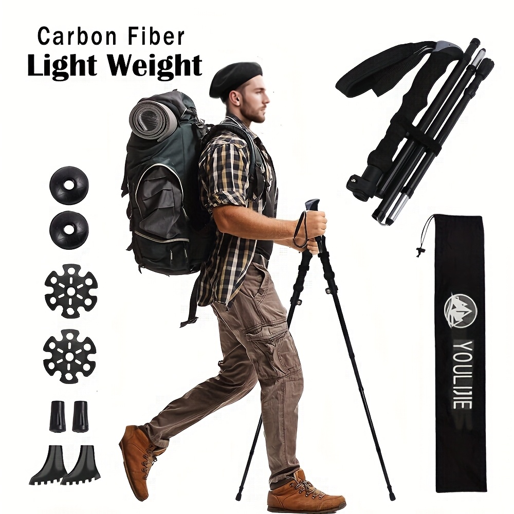 2 Pack Lightweight 100% Carbon - đánh giá và giá Trekking Pole Carbon