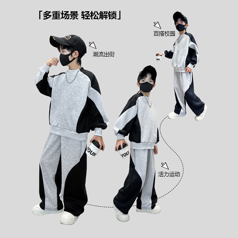 Teenager Boys Suit Autumn Spor - đánh giá và giá Running Gear Kids