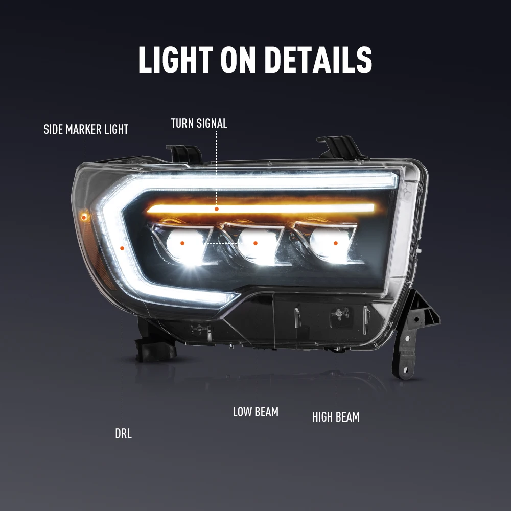 Car Styling Head Lamp for Toyo - đánh giá và giá Running Headlamp