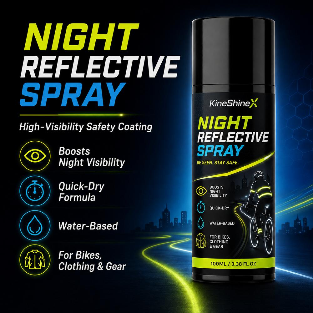 100ml Night Reflective Spray H - đánh giá và giá Running Visibility Gear