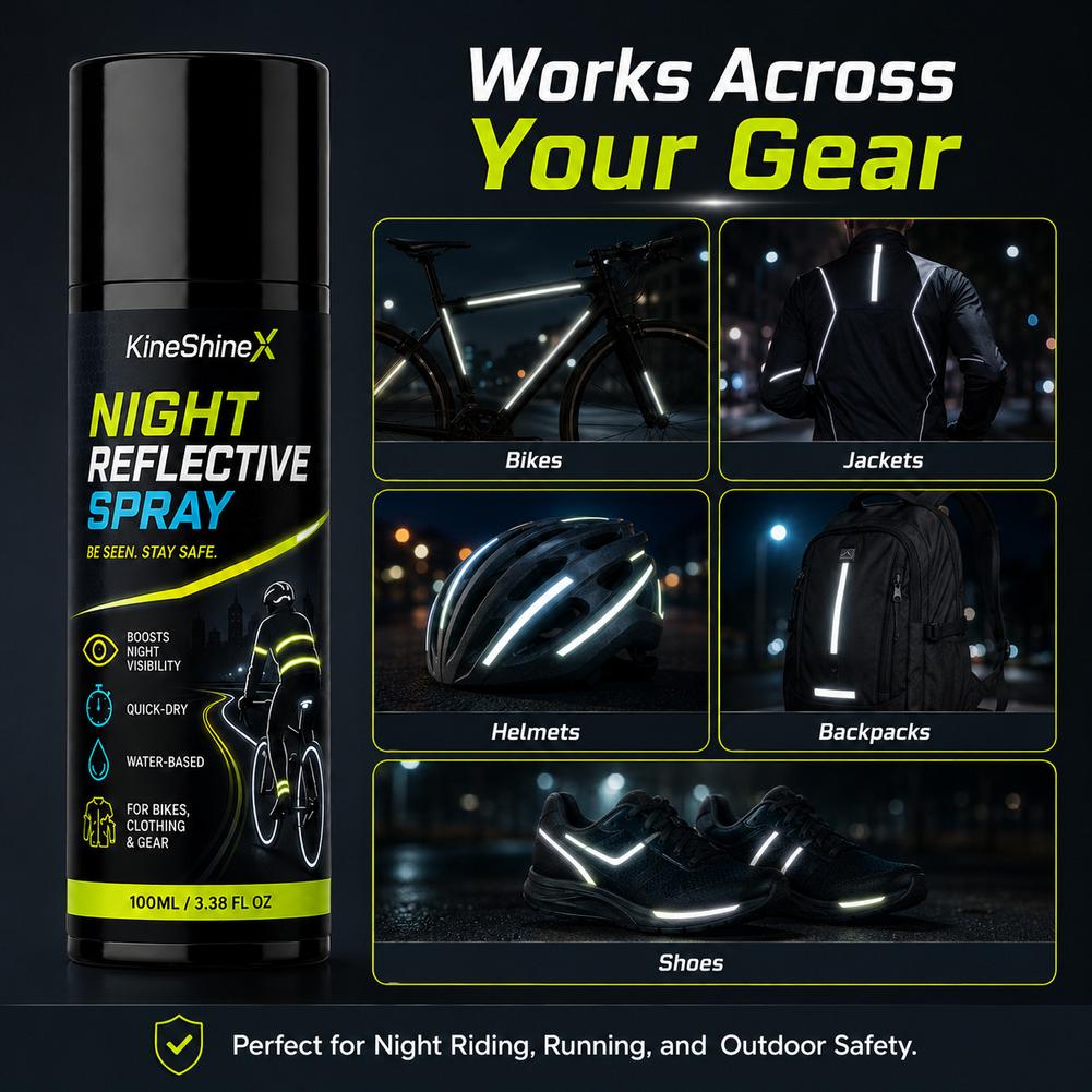 100ml Night Reflective Spray H - đánh giá và giá Running Visibility Gear