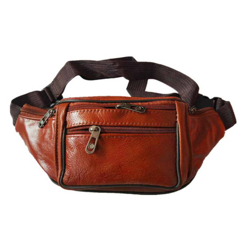 Leather Men Waist Chest Bag Th - đánh giá và giá Running Belt